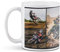 Destination Vinyl ltd 1 tasse en céramique blanche (284 ml) pour motocross, moto, moto tout-terrain, café, thé, boissons, cuisine, bureau #63211