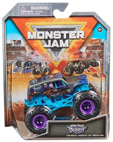 Monster Jam 2023 Spin Master 1:64 Diecast Truck Series 32 Steel Reveal Son-uva Digger