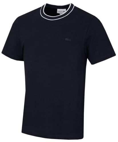 Lacoste Herren T-Shirt Rundhals TH8174, Männer Basic Tshirt,Tee,Regular Fit