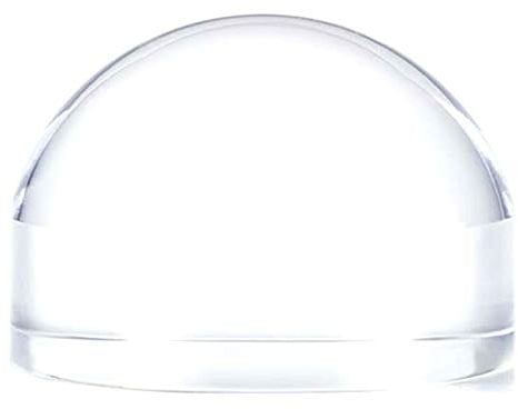 Wsidrnty 2 inch Magnifying Dome - Portable Paperweight 8X Magnifier Clear Reading Aid Magnifying Glass Dome Easy to Glide For Reading Books,Map,Newspaper and Magazine