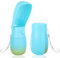 JOPHEK Gourde portable 300 ml pour animaux de compagnie, pliable à 180 °, anti-fuite, avec filtre à charbon actif, pour promenade quotidienne, voyage, camping