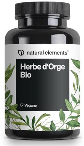 Bio Gerstengras – 1500mg je Tagesdosis – aus deutschem Anbau – 180 Kapseln – vegan, hochdosiert, ohne unnötige Zusätze – in Deutschland produziert & laborgeprüft