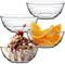 NUTRIUPS Glasschalen-Set, Glasschälchen Klein, Salatschüsseln aus Glas (500 ml, 4 Stück)