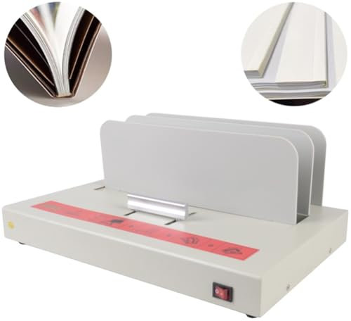 Amhuui Thermobindegerät, 1–40 Mm Bindedicke, Universelles Thermobindegerät, 400 Blatt Kapazität, Buchbindematerial, Für Rechnung, Buchbindung