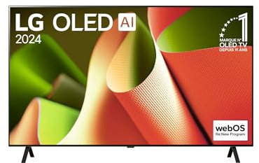 LG TV OLED 2024 | OLED48B4 | 48'' (121 cm) | OLED| Processeur α8 AI 4K |Dolby Vision & Atmos | Alexa