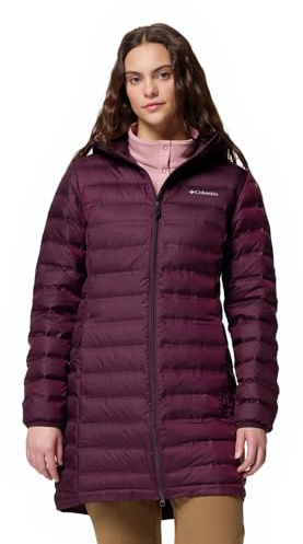 Columbia Damen Lake 22 2 Down Long Hooded Jacket Daunenjacke mit Kapuze (1er Pack)