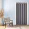 AMZYU Tende Oscuranti per Interni 1 Pezzi, 90 x 190 cm Tenda Oscurante Camera da Letto Tende per Porta Finestra Decorazione e Divisorio Stanze, Grigio Scuro