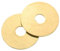 sourcing map M5 Flat Washer, 10 Pcs Brass Ring Flat Washers 20mm OD 1mm Thick Metal Sealing Gasket Ring for Screws Bolts Nuts