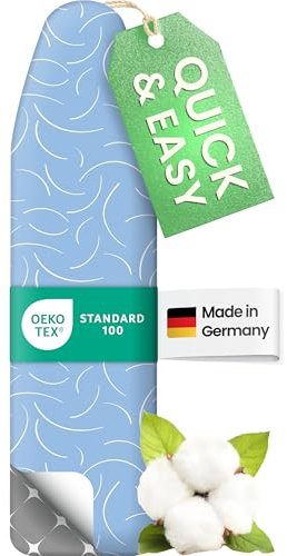 SimplySmooth Housse Premium 120x40 cm | Oeko-TEX 100 | Fabriqué en Allemagne | Confort | pour Tables 115-122x35-40 cm | Taille M