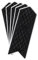 HOUSON 5PCS Kettenstrebenschutz, MTB Silikon Kettenstreben-Rahmenschutz Fahrrad Rahmen Schutz Unterrohr Sicherer Schutz Vor Kratzer & Beschädigungen(100 * 35mm)