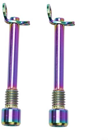 Honseadek Bulloni, per pastiglie dei freni a disco della bicicletta, inserti filettati per pinza freno bici, viti per bulloni, pinza a disco idraulico per mountain bike (colore abbagliante)