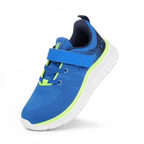 Hawkwell Scarpe da corsa per bambini con supporto per arco plantare, scarpe sportive, scarpe da tennis, traspiranti, per la scuola, per camminare, ideali per piedi piatti (bambino piccolo/grande