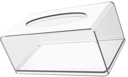 Luxshiny Acrylic Tissue Box Holder Rechteckiger Taschentuchspender Für Badezimmer Küche Und Büro Aufbewahrung Von Papiertüchern Und Servietten