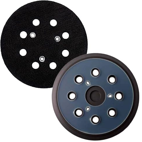 2PCS 125mm Sander Backing Pads for Makita BO5010, BO5030K, BO5031K, BO5041K, BO5042, 5 Inch 8 Hole Random Orbital Sanding Disc Pad, Hook and Loop Replacement Sander Backing Pads