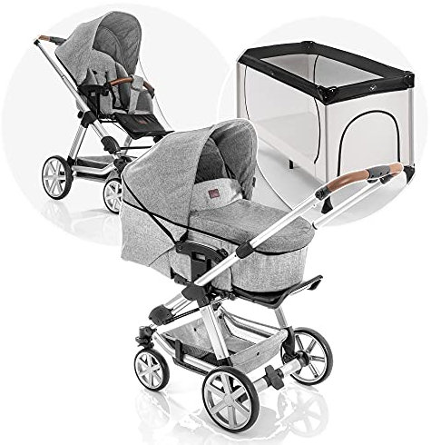 Reer Universal Insektenschutz, passend für Kinderwagen, Buggys, Sportwagen, Reisebetten, schwarz, 74857