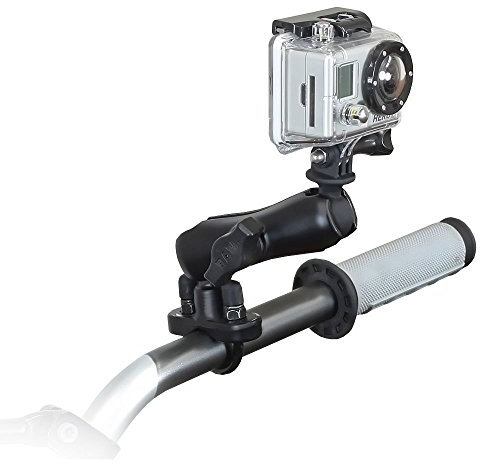 RAM Mounting Systems RAM Mount - Handlebar Rail Mount SET 90mm, RAM-B-149Z-GOP1U , mit Adapter für alle GoPro Modelle und Actionpro X7