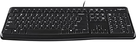 Logitech K120 tastiera USB QWERTY US International Nero