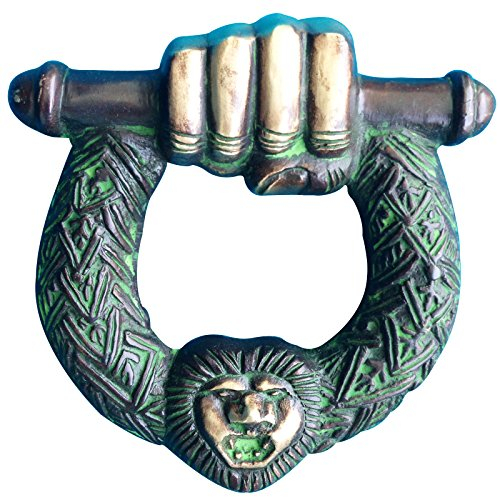 Antik Türklopfer der Hand Form von aakrati