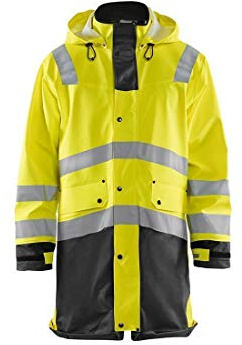 Blakläder 432620053399XXL Warn-Regenmantel Level 3 Größe in gelb/Schwarz, XXL