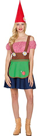 Rubie's Damen Kostüm Zwerg Wichtel Trunni Kleid Mütze Fasching Karneval (36)