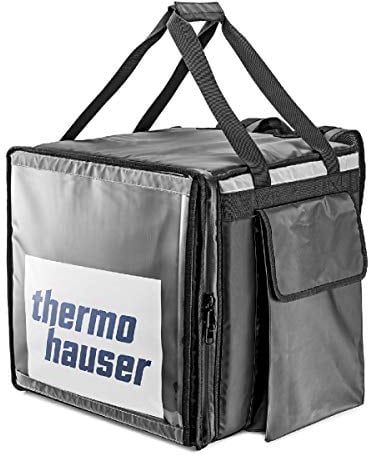 Thermohauser Lieferrucksack 420 x 420 x 420 mm - Transport von Pizza oder Menü-Boxen