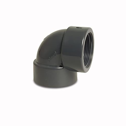 PVC-U Winkel 90° mit Klebemuffe x Innengewinde 25 mm x 3/4