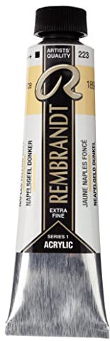 Rembrandt Tube de couleur acrylique jaune Naples profond 223 40 ml