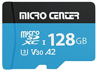 INLAND Micro Center Performance Carte microSDXC 128 Go, carte micro SD A2, UHS-I C10 U3 V30 A2 4K UHD avec adaptateur pour smartphones, tablettes, drones et caméras d'action (128 Go)