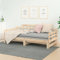 Norheim Tagesbett Ausziehbar Schlafcouch Ausziehbar Ausziehbares Bett Multifunktionales Schlafsofa Ausziehbares Gestell Sofa Aus Holz Sofabetten Massivholz Kiefer 2X(90x190) cm
