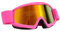 Kids Ski Goggles HD Wide View Snow Goggles HD Coated Lens for Girls Adjustable Anti-Scratch and Anti-Fog for Skiing (Pink)