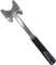 Poundsaver Ablandador de carne, mazo de carne de aluminio, herramienta de cocina resistente, picador de carne con mango de agarre cómodo de goma, martillo de carne para condimentar filetes, carne de