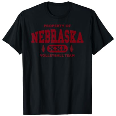 Eigentum von Nebraska Volleyball Team XXL T-Shirt