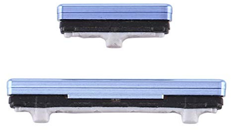 Kit de teclas compatible con Samsung Galaxy Note 10 Plus Note 10 + N975F N975 Teclas externas laterales Botón Encendido Power On Off + botón control volumen (azul)