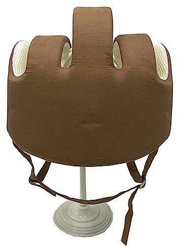 VducK Sicherheits-Anti-Stoß-Kappe für Männer und Frauen, Anti-Fall-Kopfschutz, Verstellbare Baumwoll-Kopfschutzmütze, ideal für die Genesung Nach Operationen und Kopfverletzungen, Grau