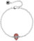 Marvel Spider-Man Armband aus Sterlingsilber mit Spider-Man Kopf und verstellbarer Verlängerung, für Mädchen, Taglia unica, Sterling-Silber