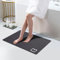 Tappeto da bagno con terra di diatomee, ad asciugatura rapida, super assorbente, con fondo in gomma antiscivolo, adatto sotto la porta, tappeti da pavimento davanti alla vasca da bagno, doccia,