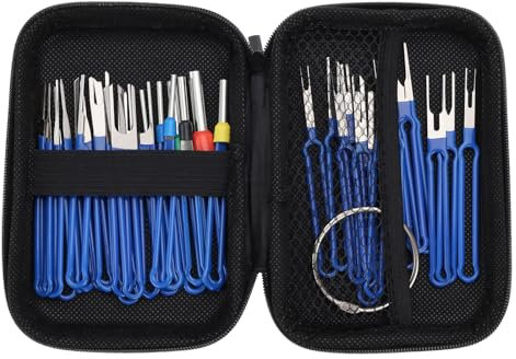 SG Store Kit de 36 herramientas de extracción de terminales, conector de cable de herramienta extractora de pines, kit de eyector de terminales con una bolsa protectora para la mayoría de terminales