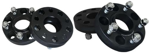 DKPMWD Wheel Spacers Für VW Für Tiguan Für Touran Für Scirocco 4 Stücke 5X11 2 57,1 CB 25mm Dicke Hubcenteric Schwarz Farbe Rad Spacer Adapter Spurverbreiterung