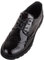 Scarpa Brogue per bambini e ragazzi, con lacci, in finta pelle, Vernice nera, 33 EU