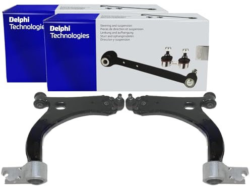 2X DELPHI Querlenker vorne beidseitig passend für Fiesta 5 MK5 JH