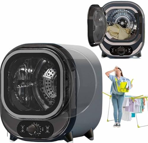 CASEGO Wäschetrockner, Mini-Schleudertrockner, Tragfähigkeit 0,8 kg, Kleiner Wäschetrockner, tragbarer Kondenstrockner, belüfteter Wäschetrockner (B 220V)