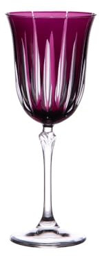 Table Passion - Coffret de 6 verres à pied Divina violet 28 cl