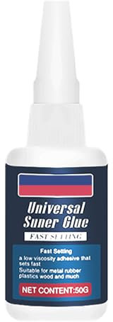 ILamourCar Sekundenkleber Extra Stark 50g, Superkleber Wasserfest, Universell verwendbar zum Kleben von Plastik, Kunststoff, Glas, Holz, Stein, Metall uvm