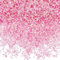 SUNNYCLUE 1 Bag 90g Bingsu Beads Bulk Clear Bingsu Bead Pink Valentine's Day Iridescent Lightweight Romantic Soft Straw Tube Bead Bulk For Fish Bowl Table Filling Women Party Wedding Diy Accessories