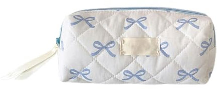 GTFYUDGH 19,5x7x9cm Federmäppchen Mit Schleife - Mäppchen Aesthetic Federmappe, Federmäppchen Für Mädchen, Teenager Etui Schule, Multifunktionale Stiftebox Mit Reißverschluss Für Zuhause, Schule