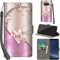 Handyhülle für Samsung Galaxy S8 Hüllen Premium Leder Case Klappbar Wallet Magnet Kartenfach Standfunktion Schutzhülle kompatibel mit Samsung S8 Cover,Rose