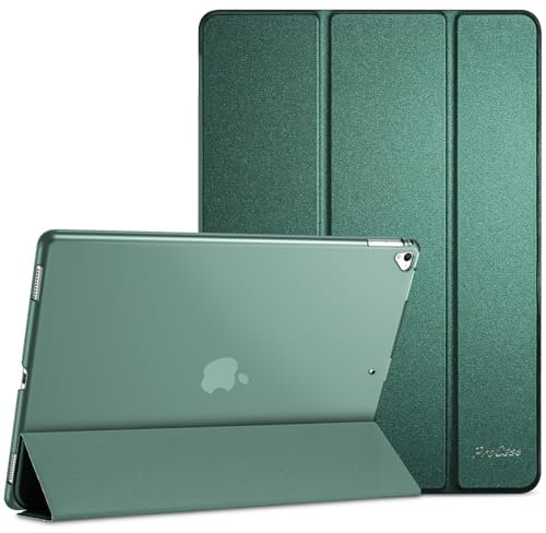 ProCase Funda inteligente para iPad Pro 12.9 de 1ª y 2ª generación (modelo 2015 y 2017), funda con soporte para apagado y encendido automático, color verde