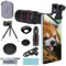 36X Long Focus Obiettivi per Smartphone, Telefono Cellulare Teleobiettivo HD Zoom con Treppiede Clip Obiettivo Obiettivo a fuoco Lungo Set di Obiettivi Telefono Compatibile con iPhone e Android