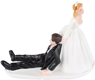 Hochzeitspaar Figuren Brautpaar Figuren Torte Hochzeitsfiguren Brautpaar Hochzeit Geschenkideen Dekofigur Hochzeitspaar Wedding Trauung Ca. 10 CM