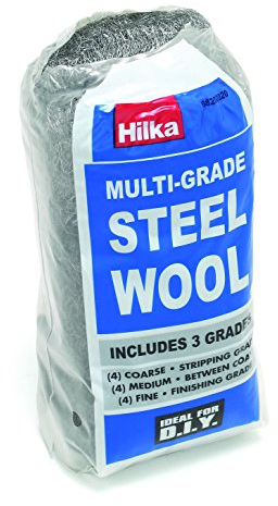 Hilka 68200020 Multi Grade Steel Wool, 1 Pack/S